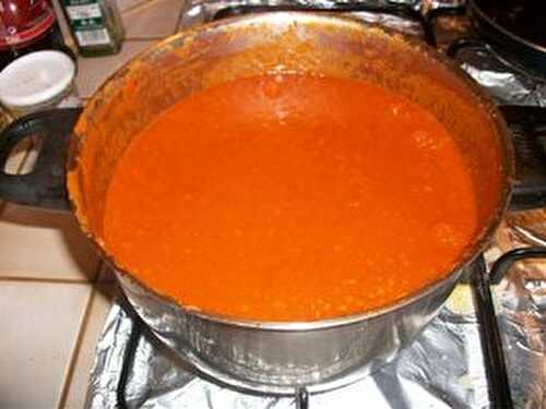 MA SAUCE TOMATE AU BASILIC