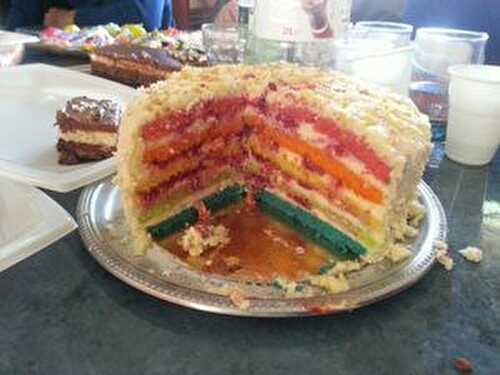 MON PREMIER RAINBOW CAKE