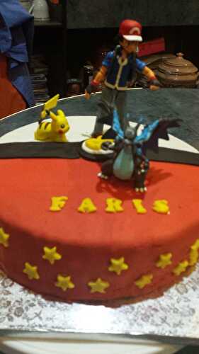 POKEMON A L'HONNEUR AVEC MES DERNIERS GATEAUX EN PATE A SUCRE