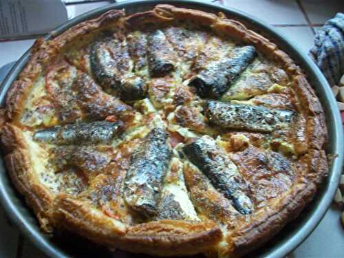 QUICHE AUX TOMATES ET SARDINES