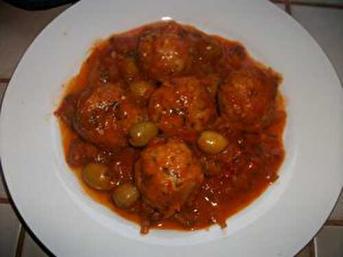 TAJINE DE BOULETTES DE POISSON A LA MAROCAINE