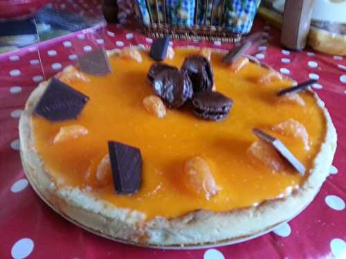 TARTE BAVAROISE AUX AGRUMES ET CHOCOLAT