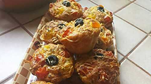 LES MUFFINS PIZZA POUR CHANGER UN PEU