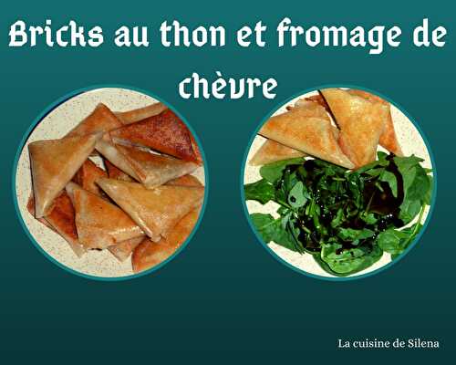 Bricks au thon et fromage de chèvre