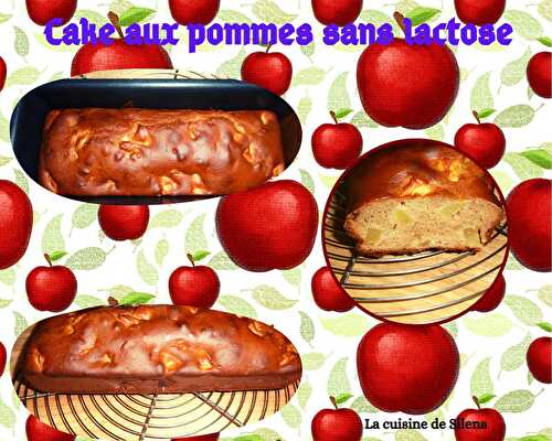 Cake aux pommes sans lactose