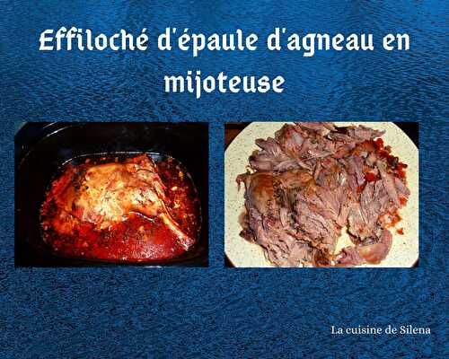 Effiloché d'épaule d'agneau