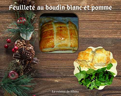 Feuilleté au boudin blanc et pomme