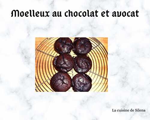 Moelleux au chocolat et avocat