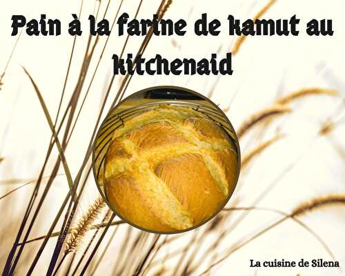 Pain à la farine de kamut au kitchenaid