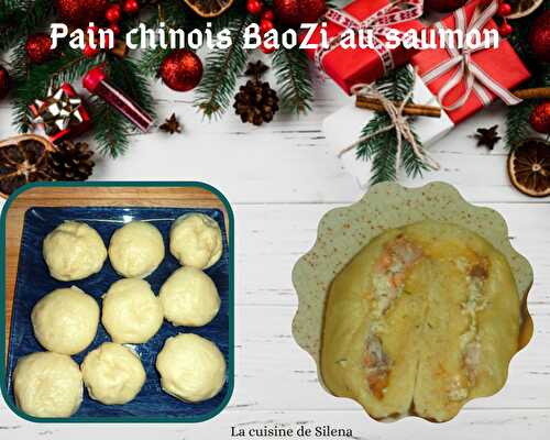 Pain chinois BaoZi au saumon