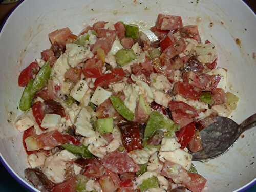 Salade tomates mozzarella