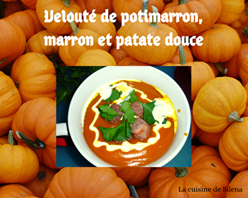 Velouté de potimarron, patate douce et marron au soup and co - La cuisine de Silena