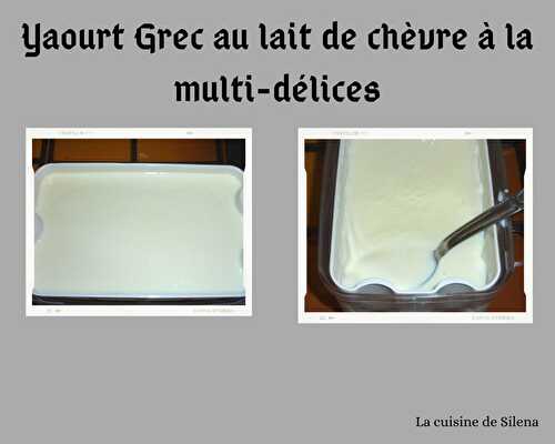 Yaourt Grec au lait de chèvre à la multidélices