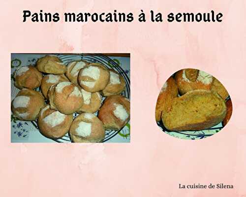 Pains marocains à la semoule