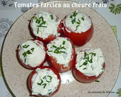 Tomates farcies au chèvre frais