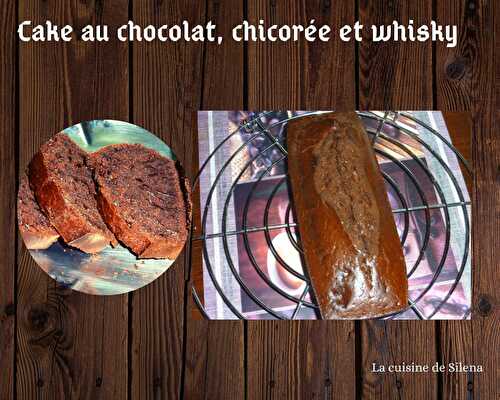 Cake au chocolat, chicorée et whisky