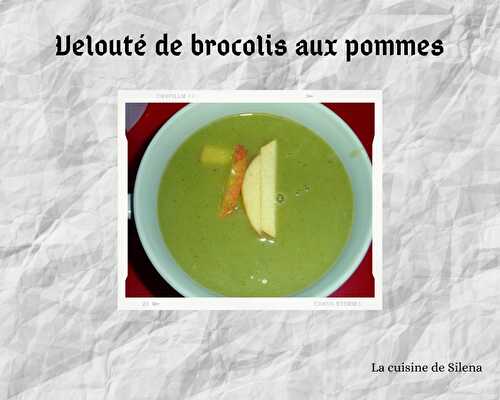 Velouté de brocolis aux pommes au blender soup and co - La cuisine de Silena