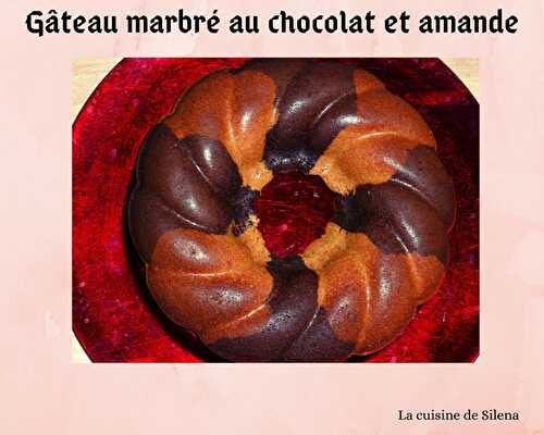 Couronne marbré au chocolat et amande