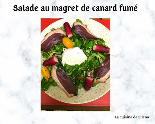 Salade au magret de canard fumé