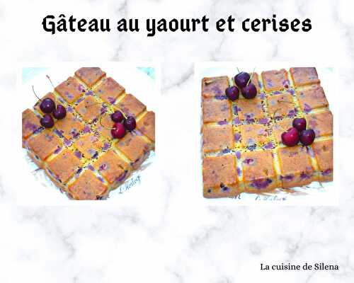 Gâteau au yaourt et cerises