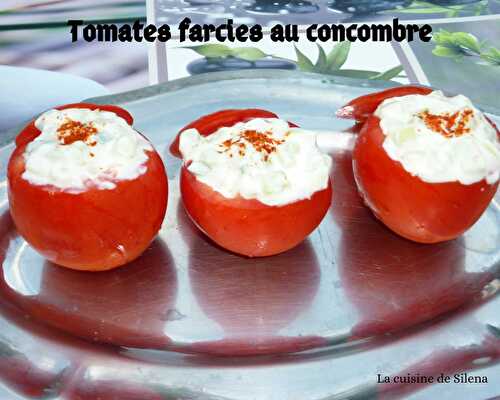 Tomates farcies au concombre