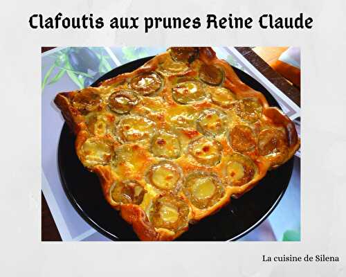 Clafoutis aux prunes Reine Claude