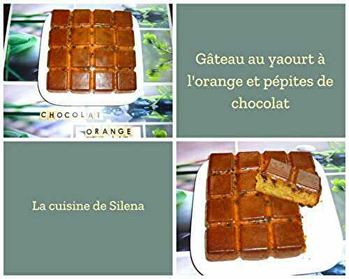 Gâteau au yaourt à l'orange et pépites de chocolat