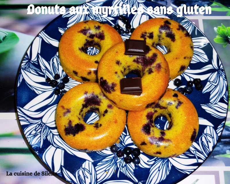 Donuts aux myrtilles sans gluten