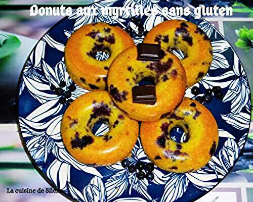 Donuts aux myrtilles sans gluten