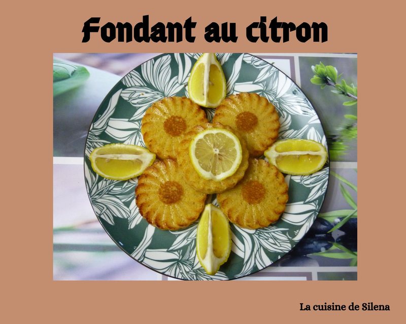 Fondant au citron