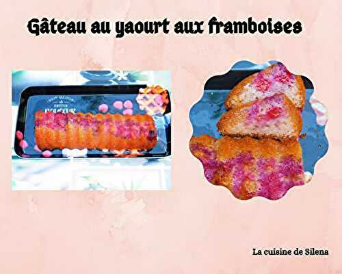 Gâteau au yaourt aux framboises