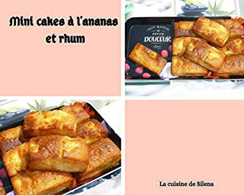 Mini cake à l'ananas et au rhum