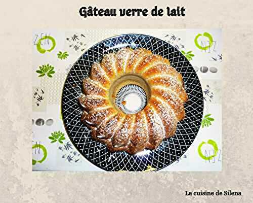 Gâteau verre de lait