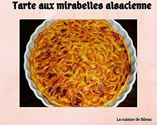 Tarte aux mirabelles alsacienne