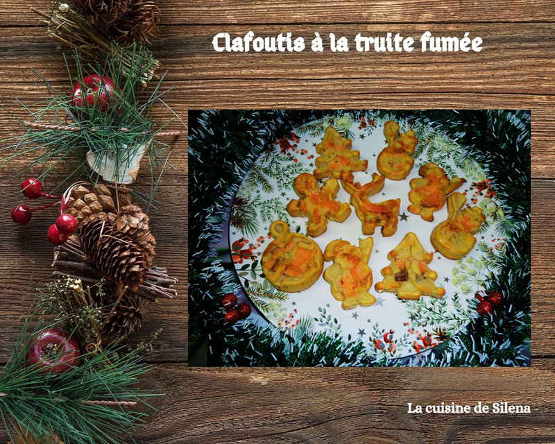 Clafoutis à la truite fumée