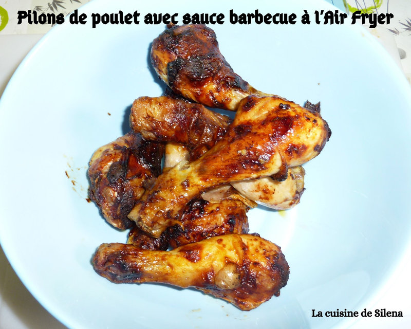 Pilons de poulet mariné à la sauce barbecue à l'Airfryer 