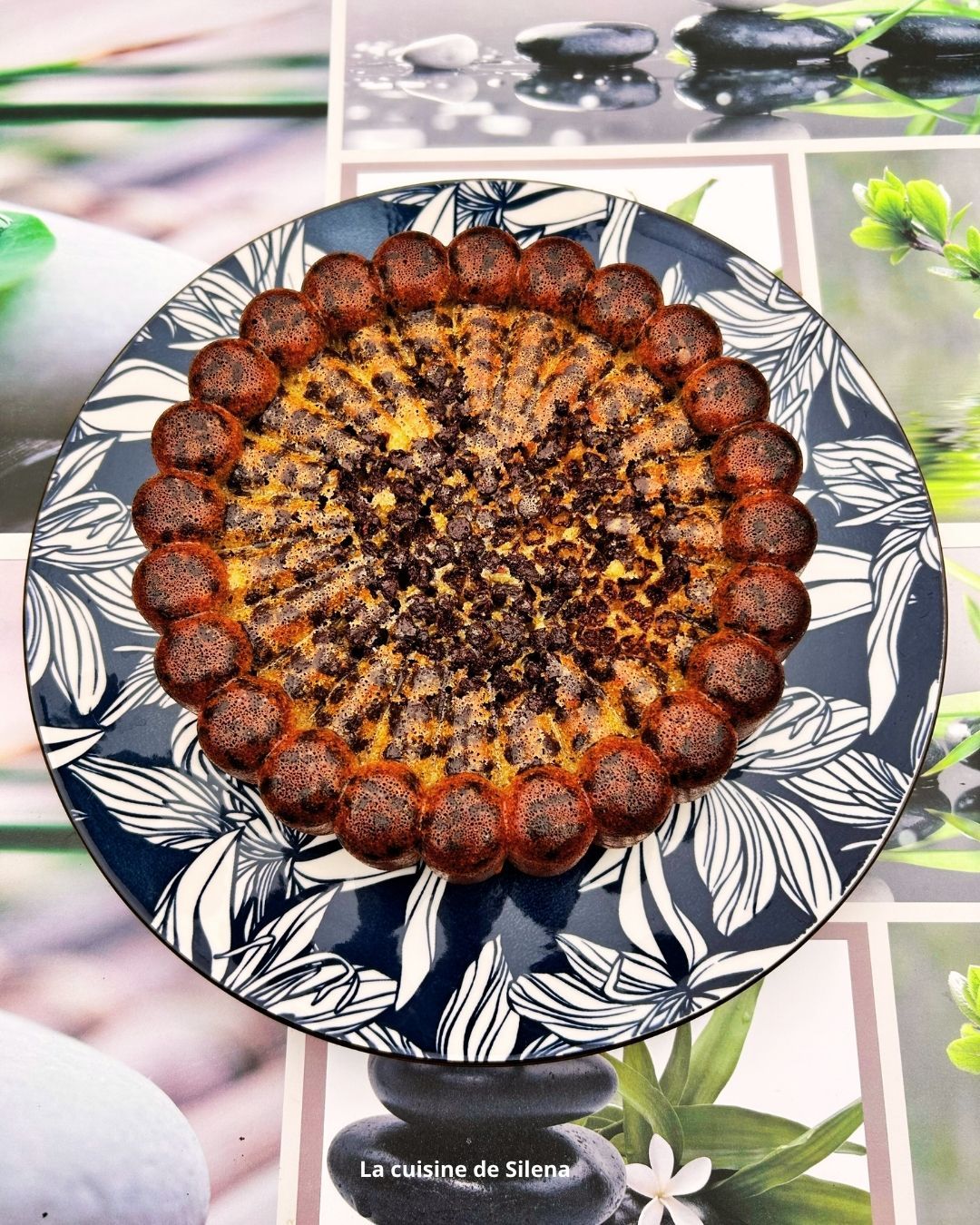 Gâteau au yaourt aux amandes et pépites de chocolat