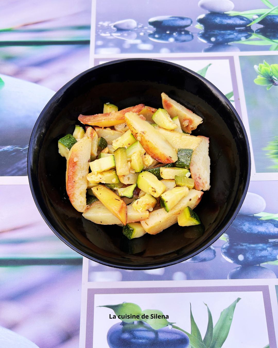Poêlée de pommes de terre et courgettes