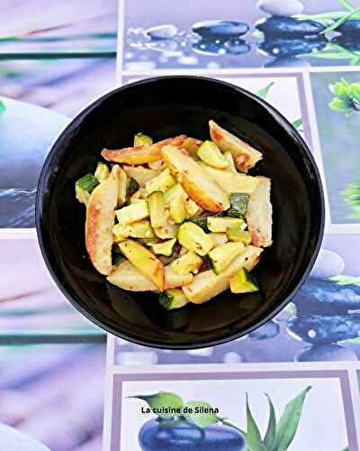 Poêlée de pommes de terre et courgettes