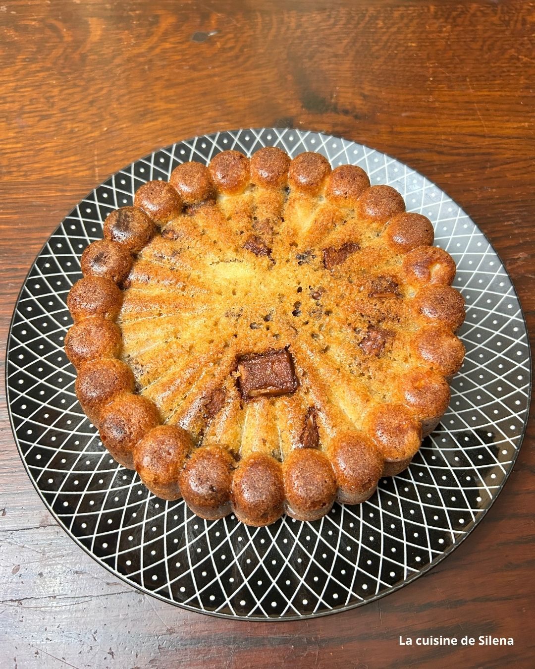 Cake à la pomme et au chocolat 