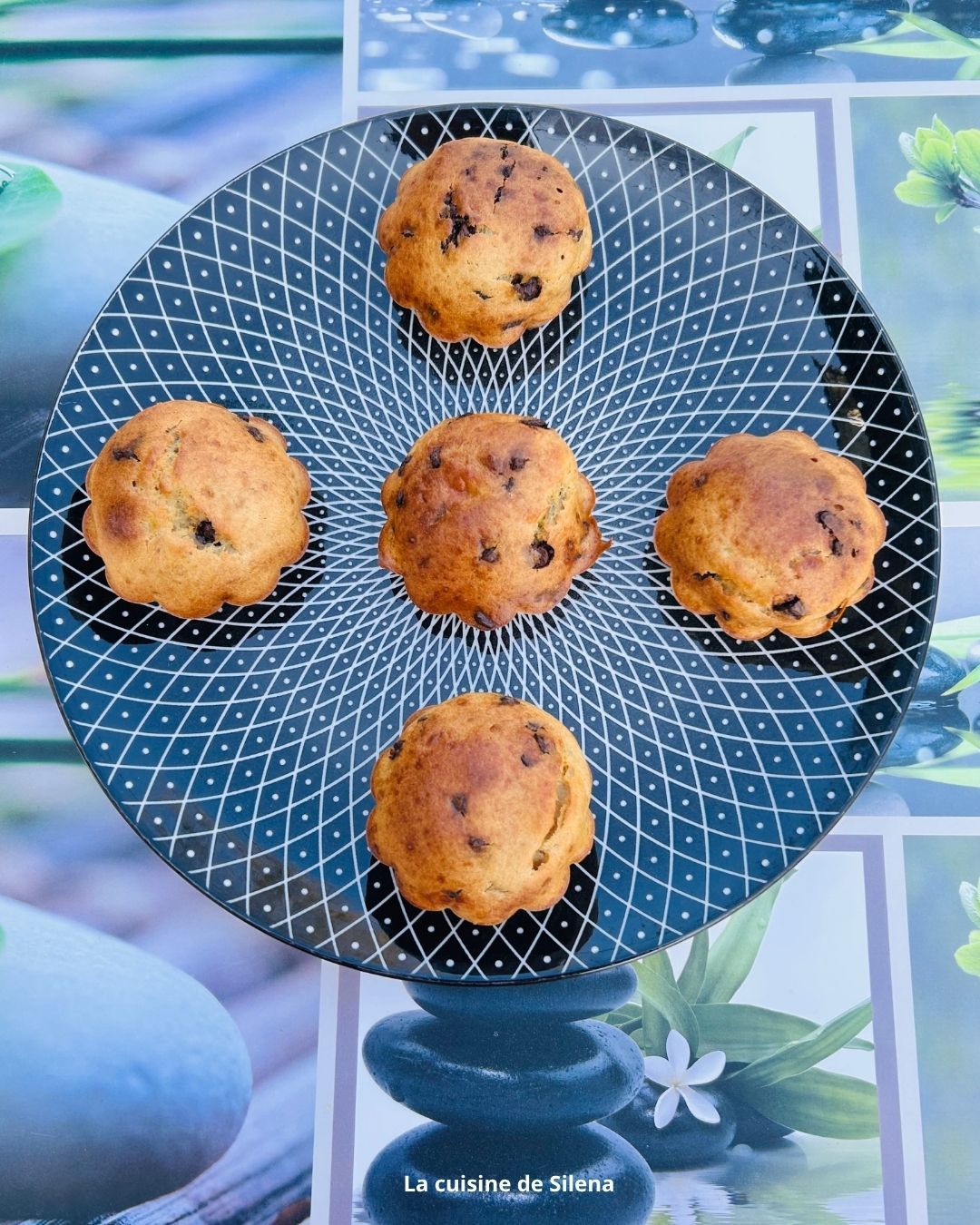 Muffins aux pépites de chocolat et bananes