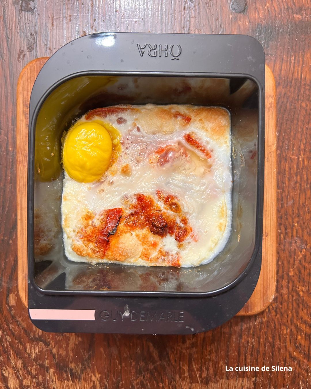 Oeuf cocotte au chorizo à l'Airfryer