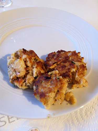 Cakes au crabe (Crab cakes)