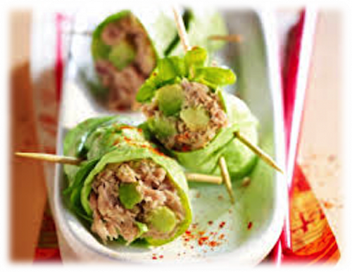 Avocat Wrap Thon