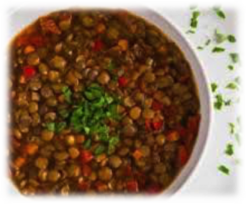 Lentilles en salade Facile