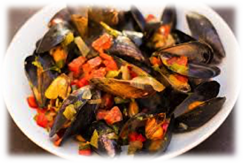 Moules au Chorizo