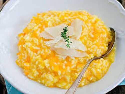 Risotto léger au Potiron 