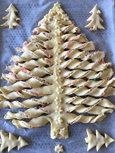 Sapin Feuilleté de Noël