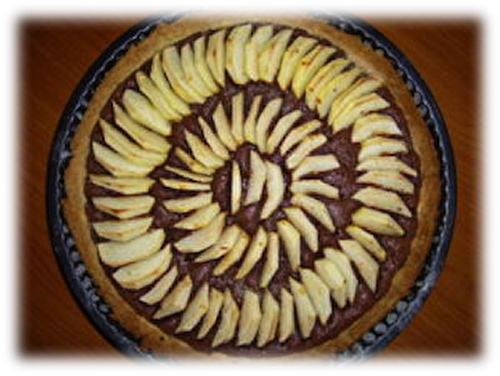 Tarte aux Pommes Chocolat