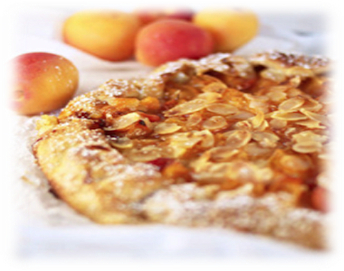 Tarte Rustica Abricots Amandes